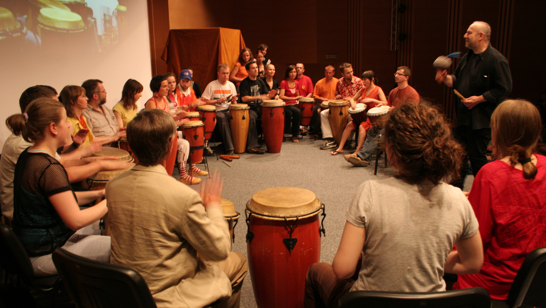 drum circle w art bemie